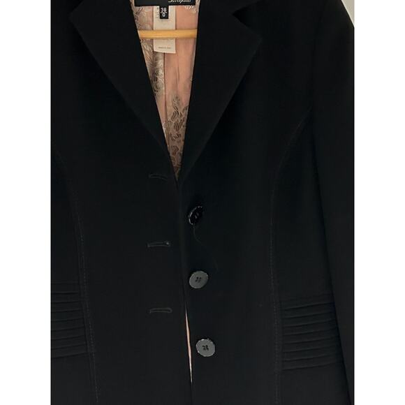 Les Copains Jacket, Size 38 Blazer , Black, Lined, Button Front, Pockets - Picture 11 of 11